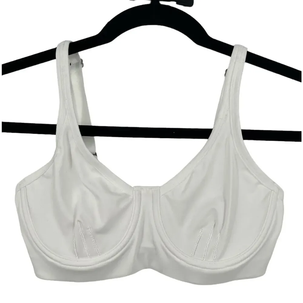 Natori sports bra 731439 Convertible COOLMAX High Impact Performance white 32B - Picture 2 of 9